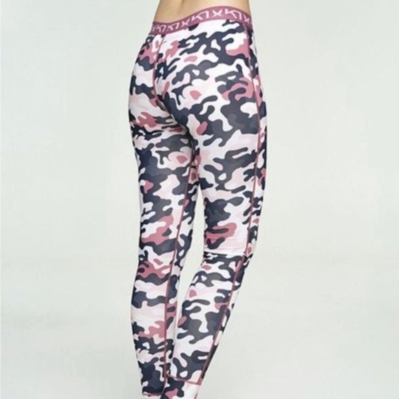 Kari Traa Fantastisk Base Layer Camo Pants S - Picture 2 of 8